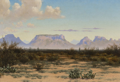 Desert Mesa 1919 Painting