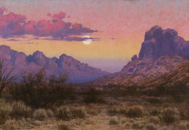 Desert at Dusk Painting