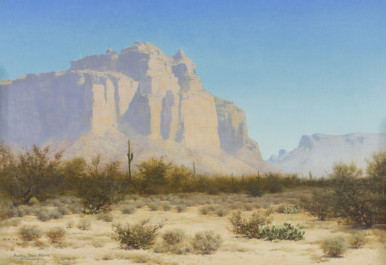 Picketpost Mountain 1917 painting