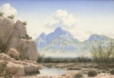 Painting of Texas Landscape